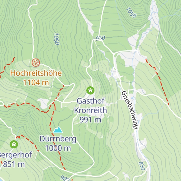 Map of Gasthof Kronreith