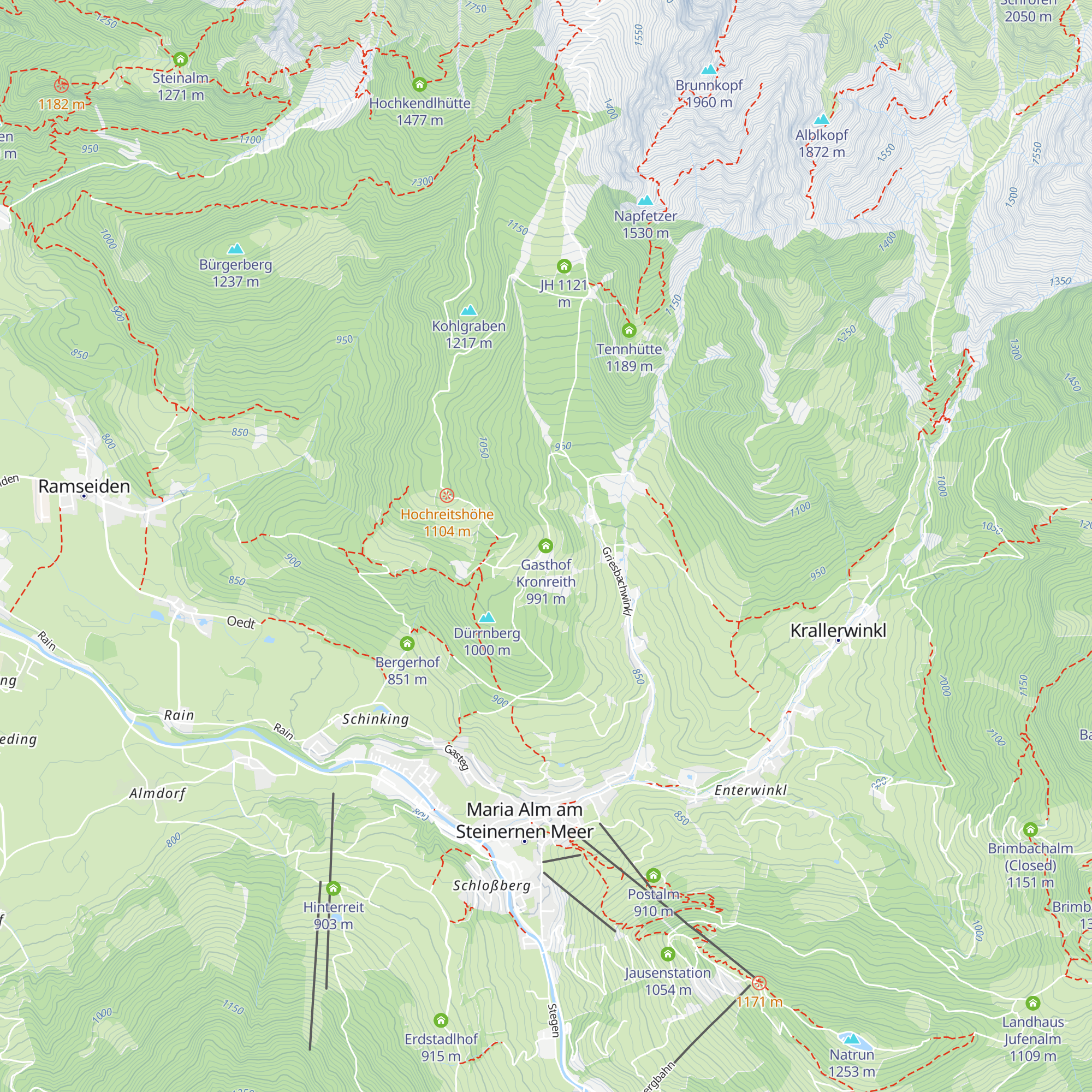 Gasthof Kronreith map
