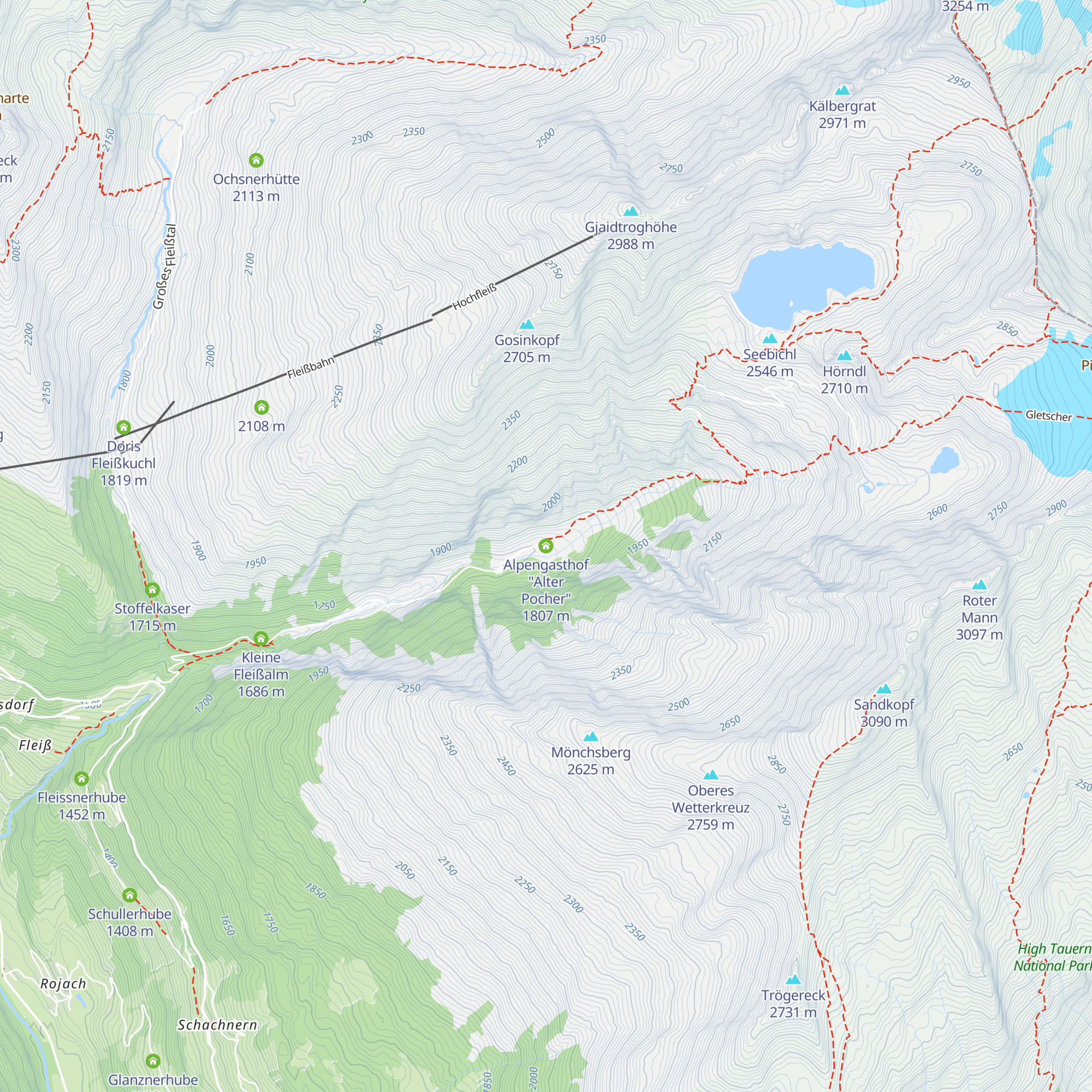 Alpengasthof "Alter Pocher" map