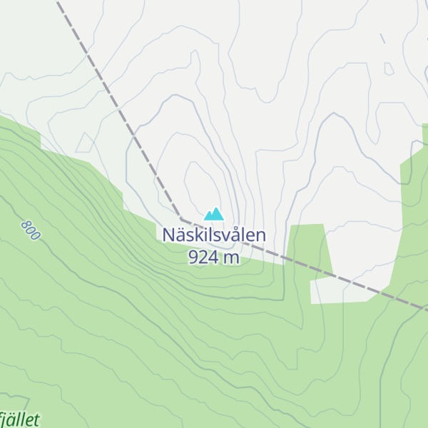 Map of Näskilsvålen