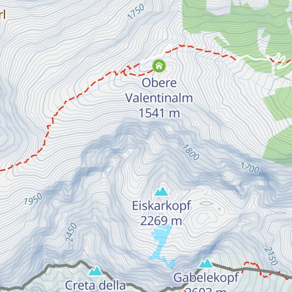 Map of Eiskarbiwak