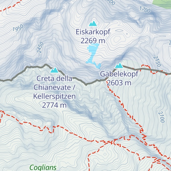 Map of Krone