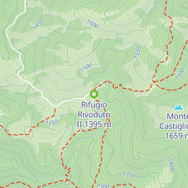Map of Rifugio Rivodutri II