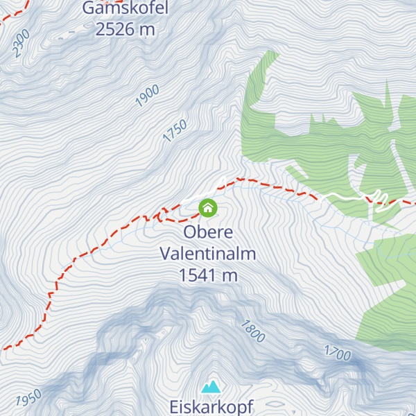 Map of Obere Valentinalm