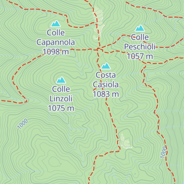 Map of Colle Linzoli