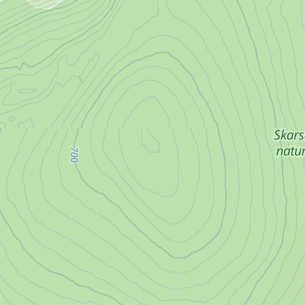 Map of Skarsåsfjället