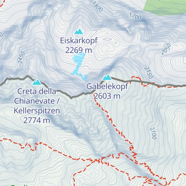 Map of Creta di Collina