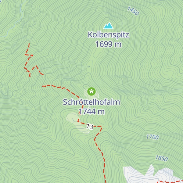 Map of Schröttelhofalm