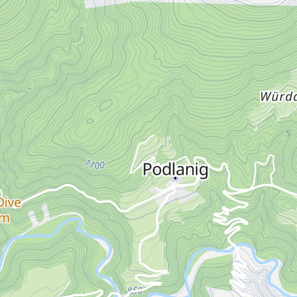 Map of Alpenhof Strenge