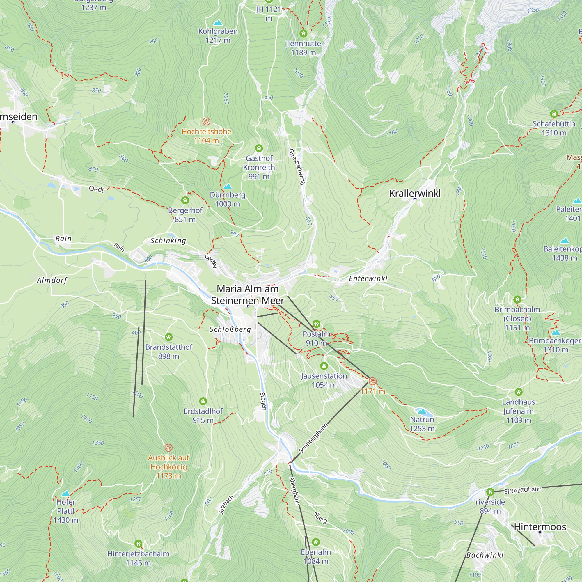 Dorfstadl map