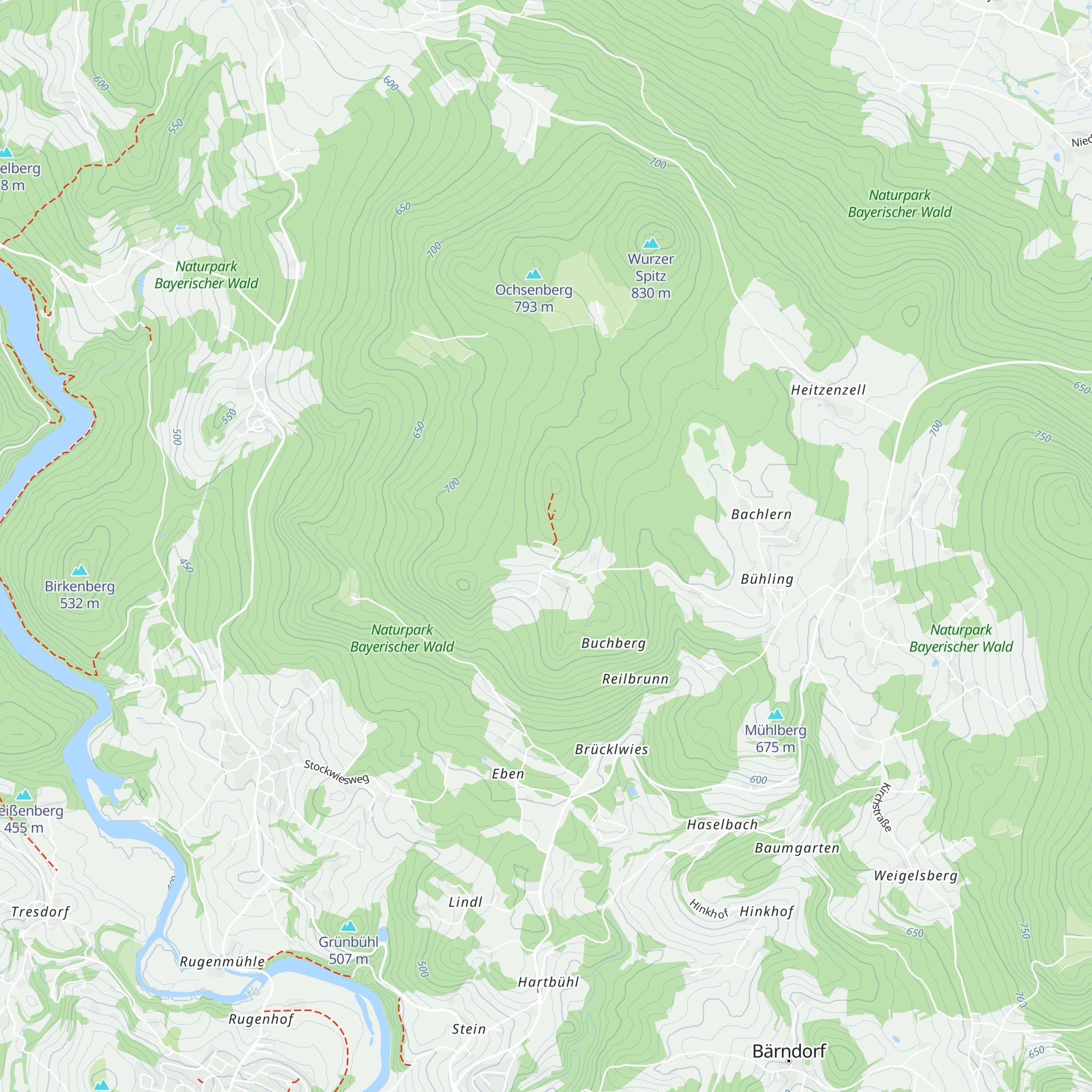 Kronberg-Hütte map