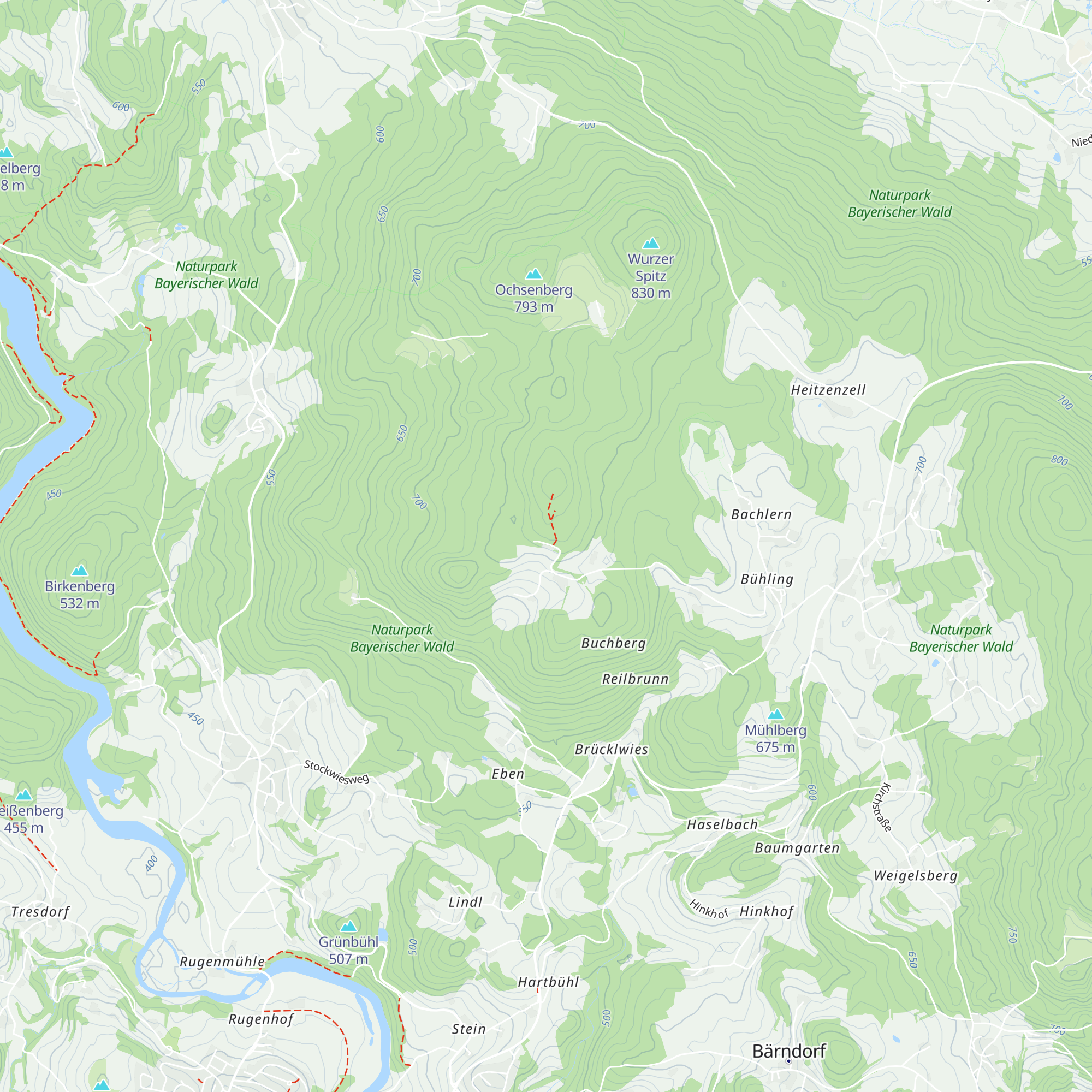 Kronberg-Hütte map