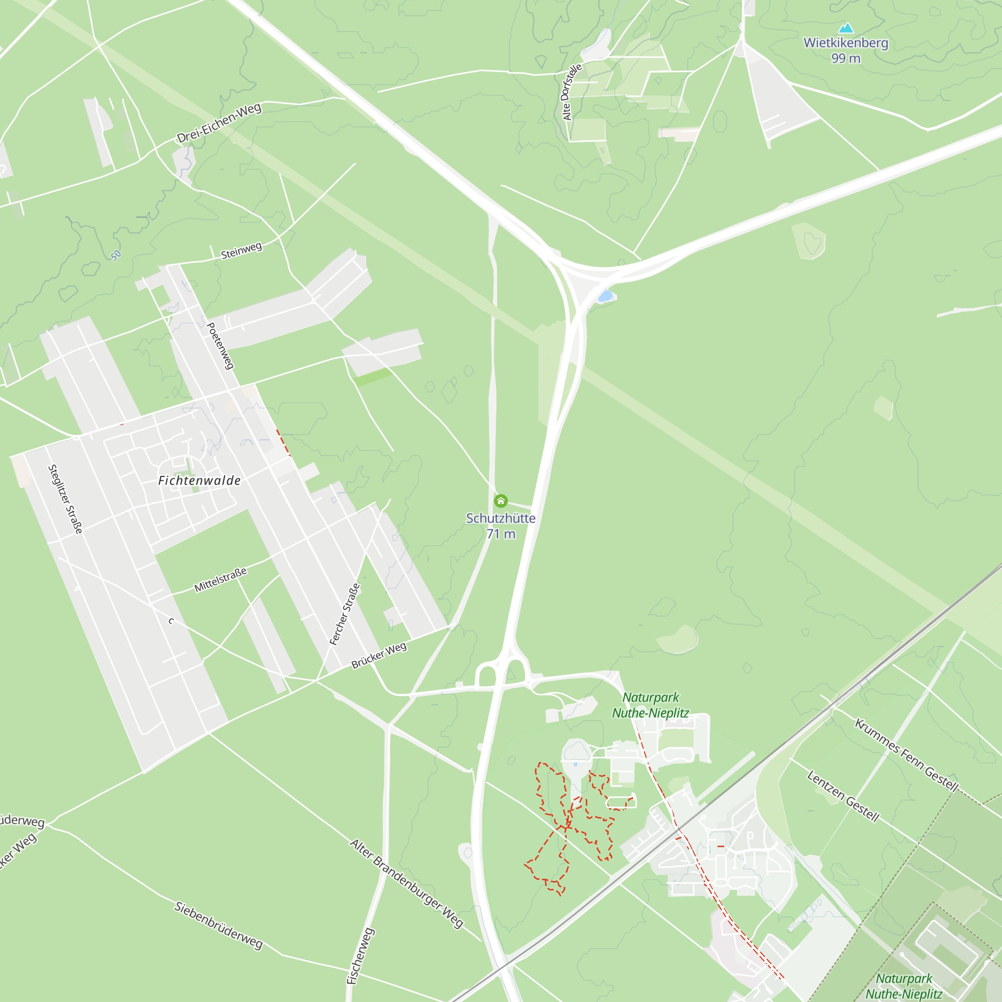 Schutzhütte map