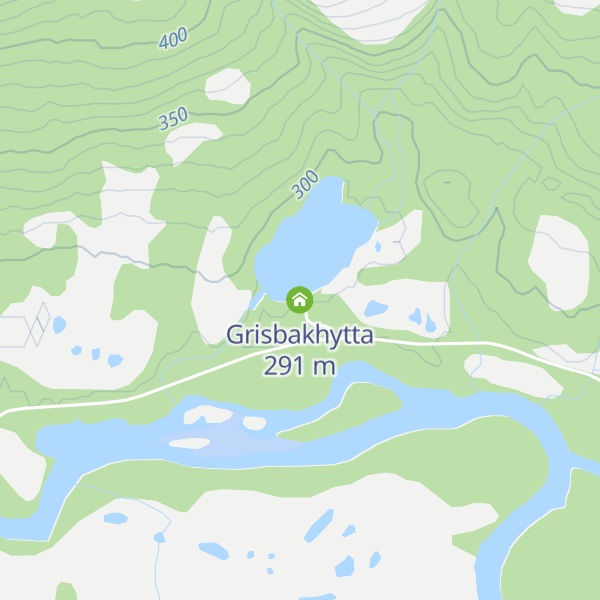 Map of Grisbakhytta