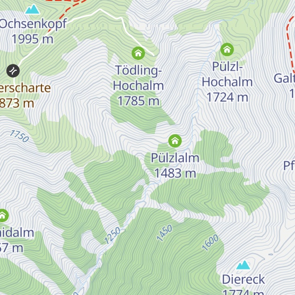 Map of Tödlingalm