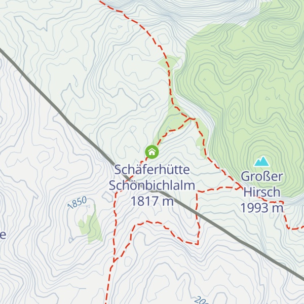 Map of Schäferhütte Schönbichlalm