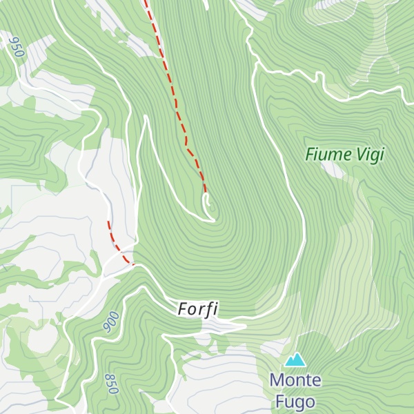 Map of Monte Iugo