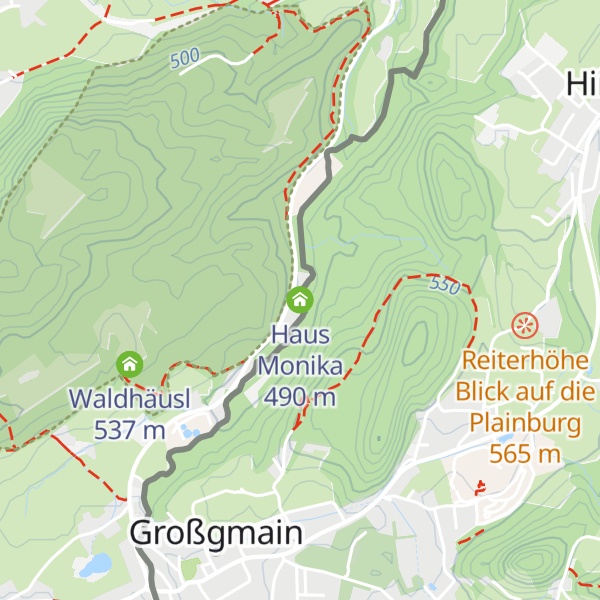 Map of Haus Monika