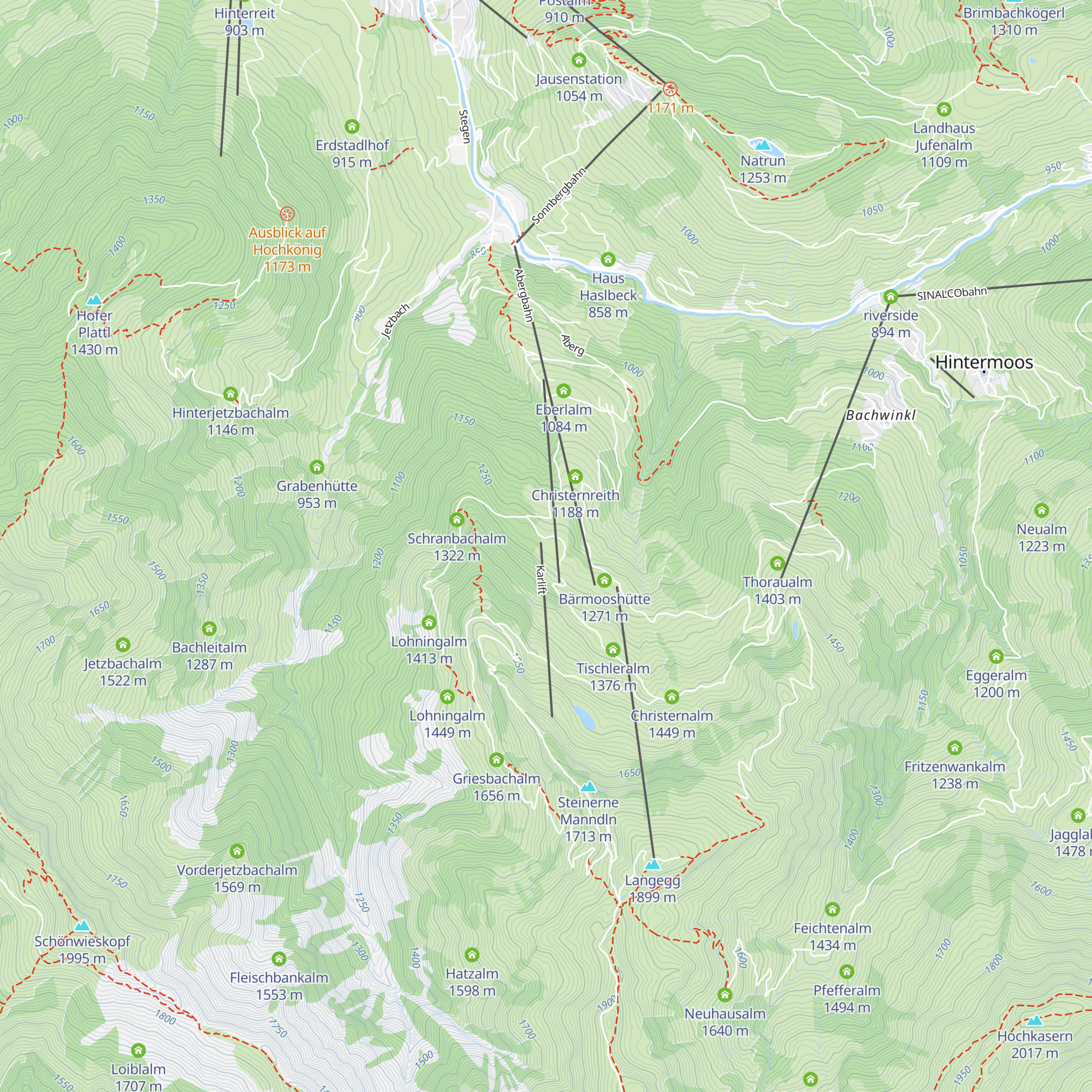 Tischlerhütte map