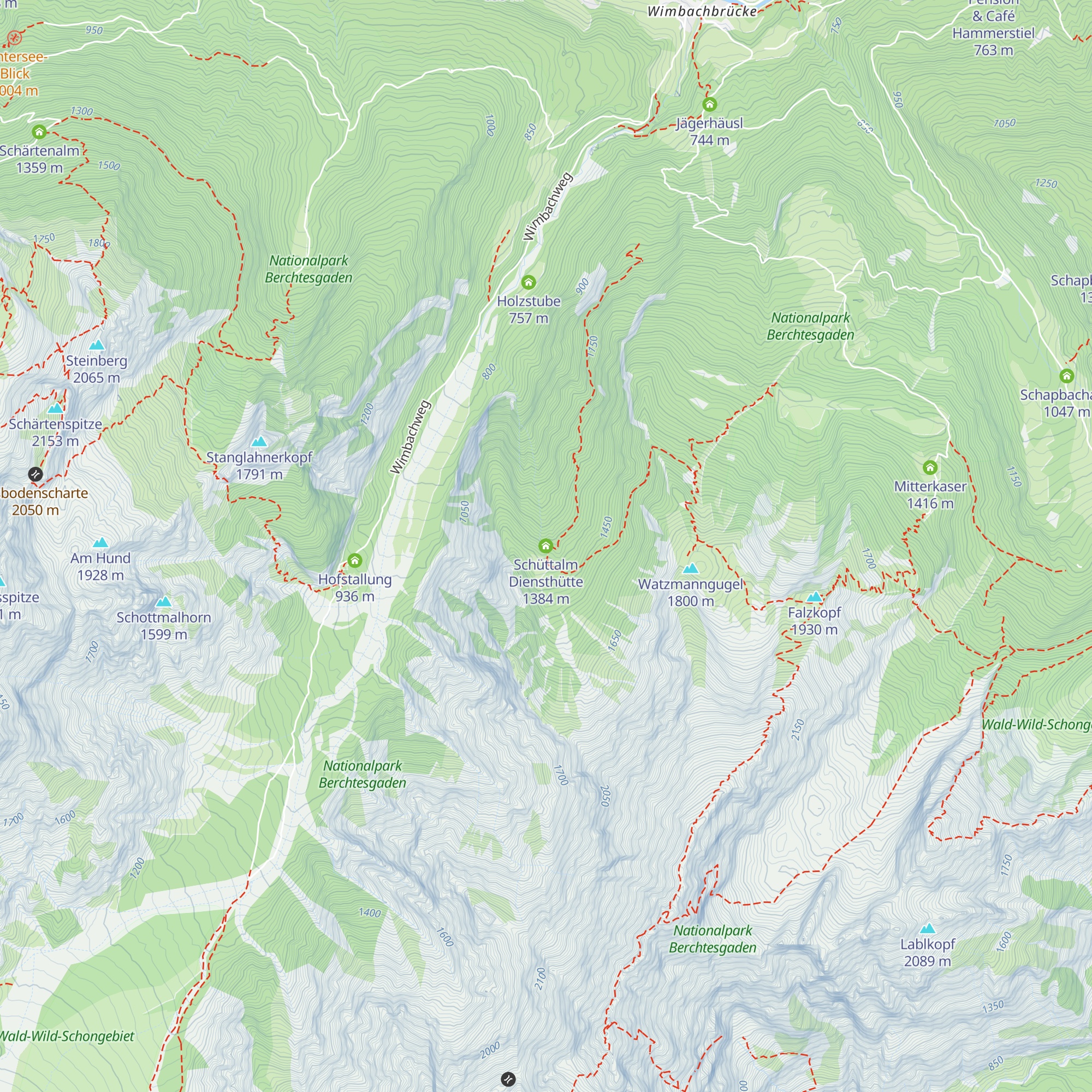 Schüttalm Diensthütte map
