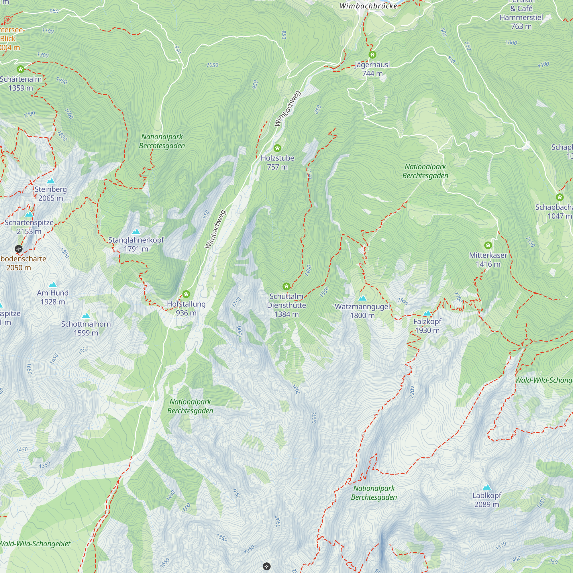 Schüttalm Diensthütte map