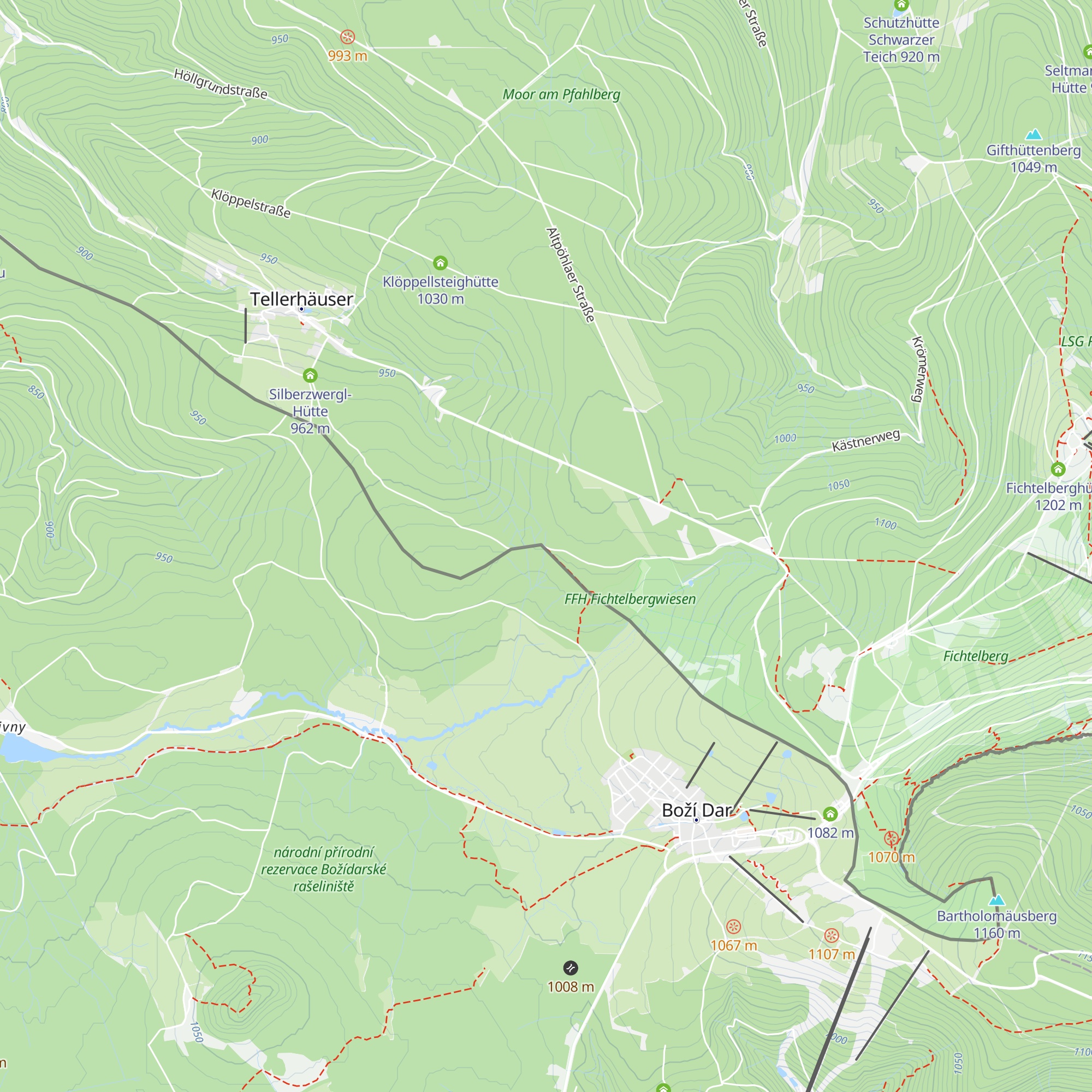 Börnerweghütte map