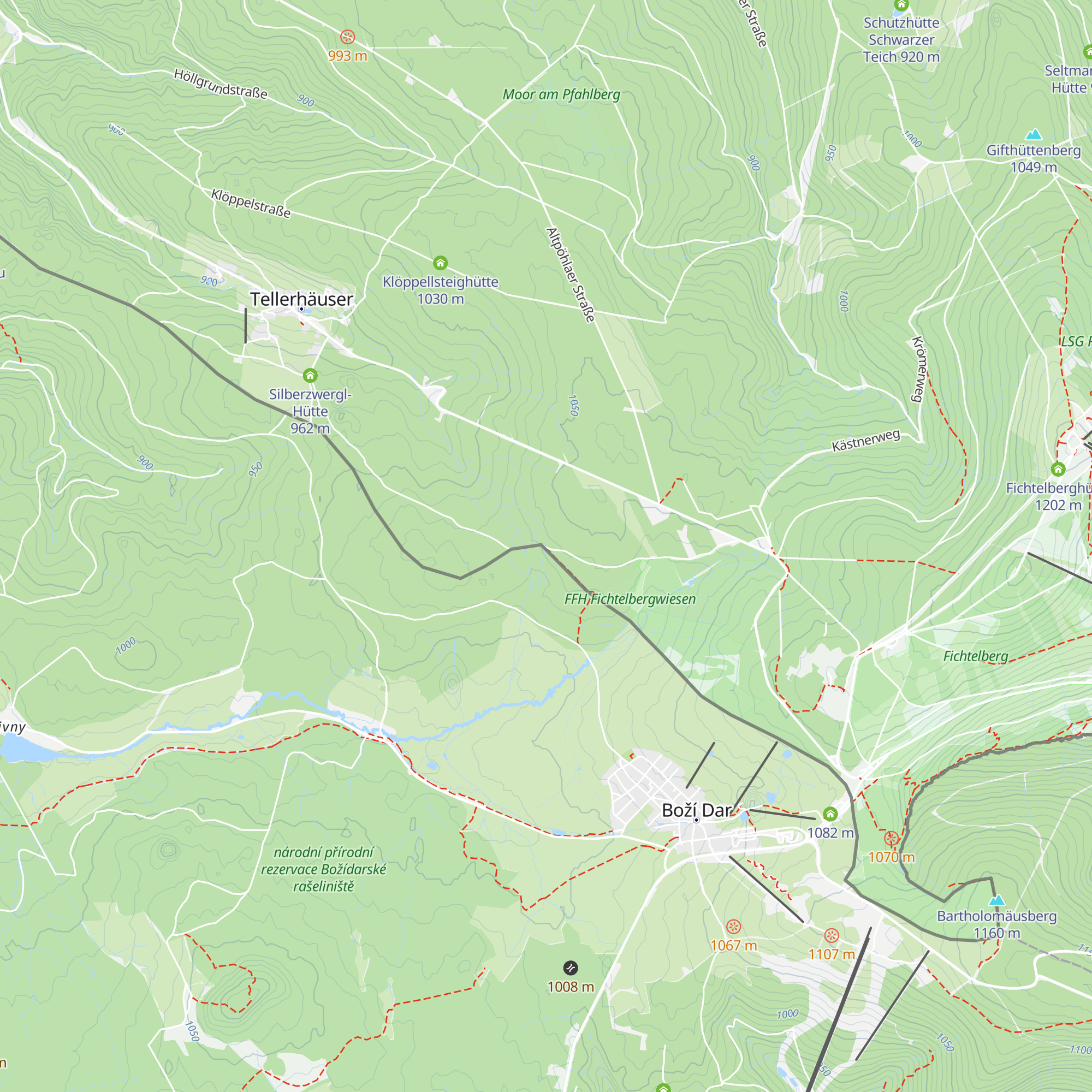 Börnerweghütte map