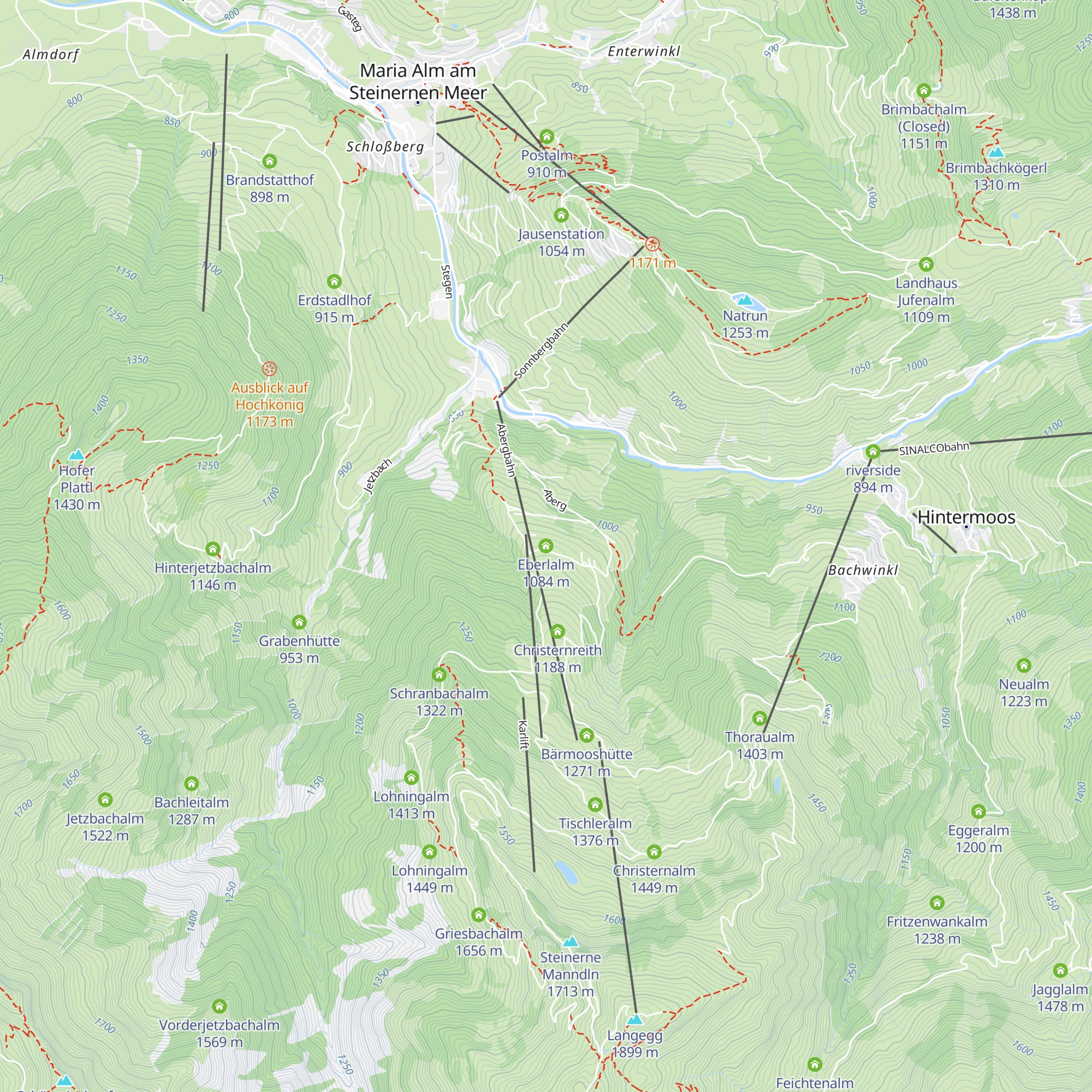 Eberlalm map