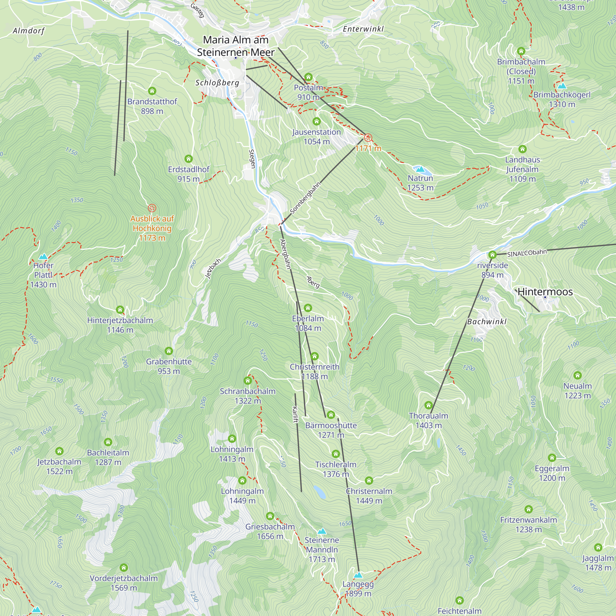 Eberlalm map