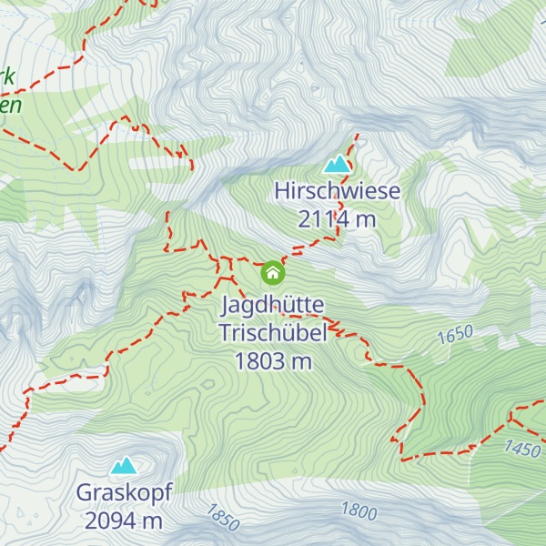 Map of Jagdhütte Trischübel