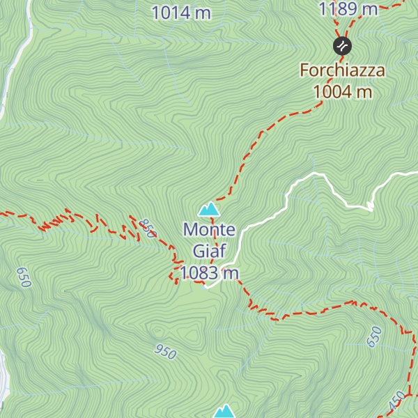 Map of Monte Giaf