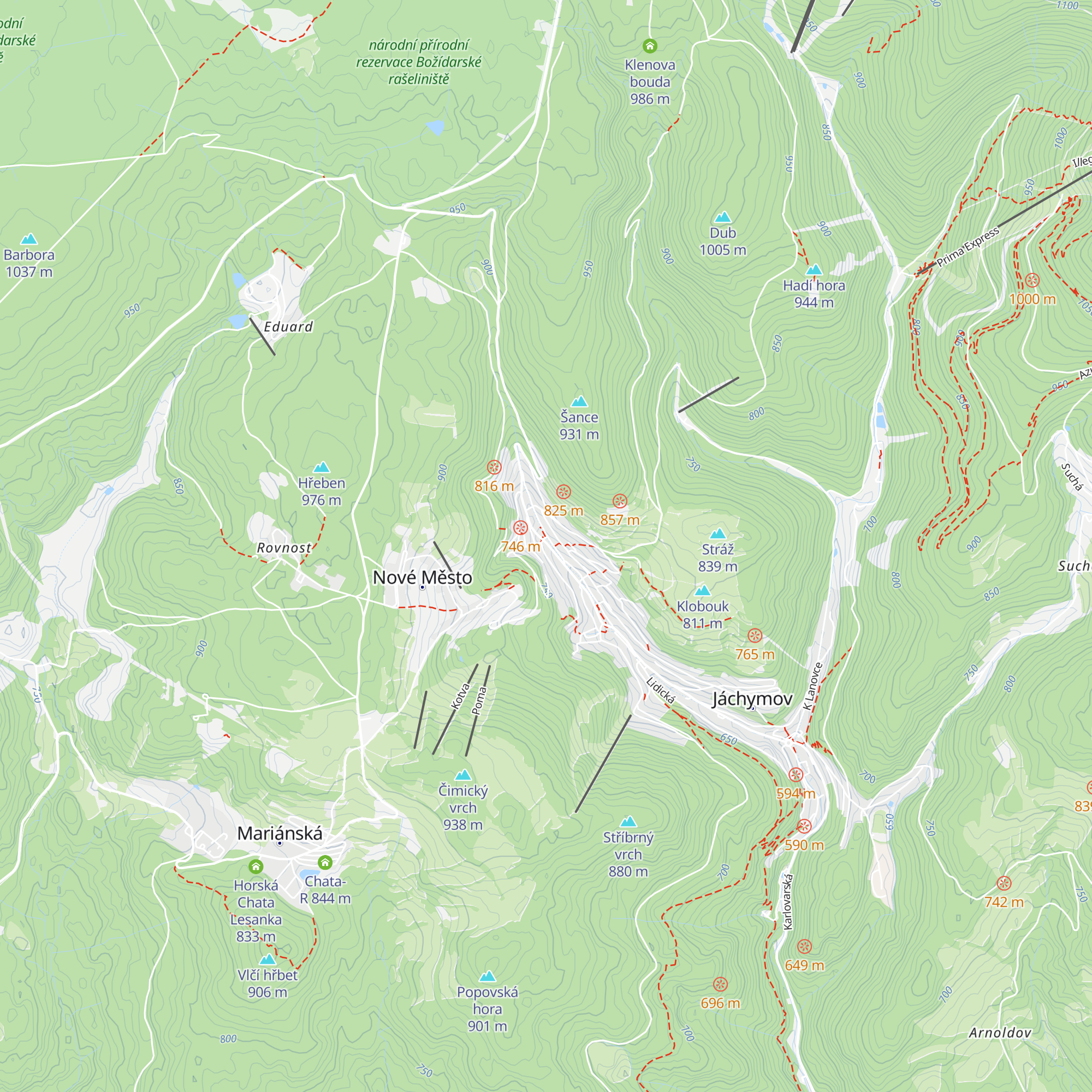 Informační a kulturní centrum Jáchymov map