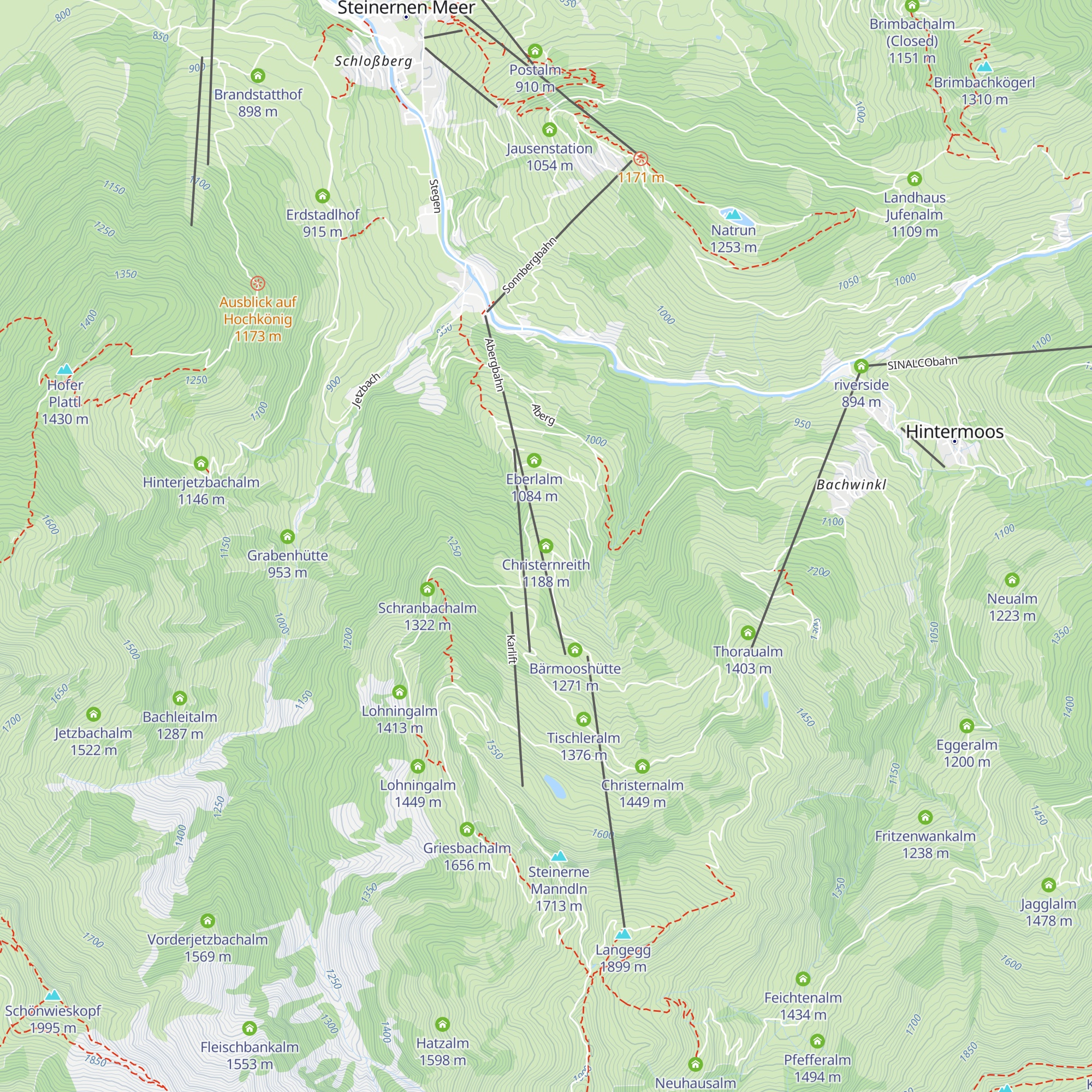 Christernreith map