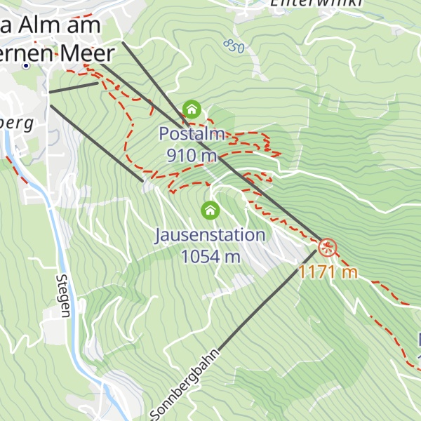 Map of Jausenstation