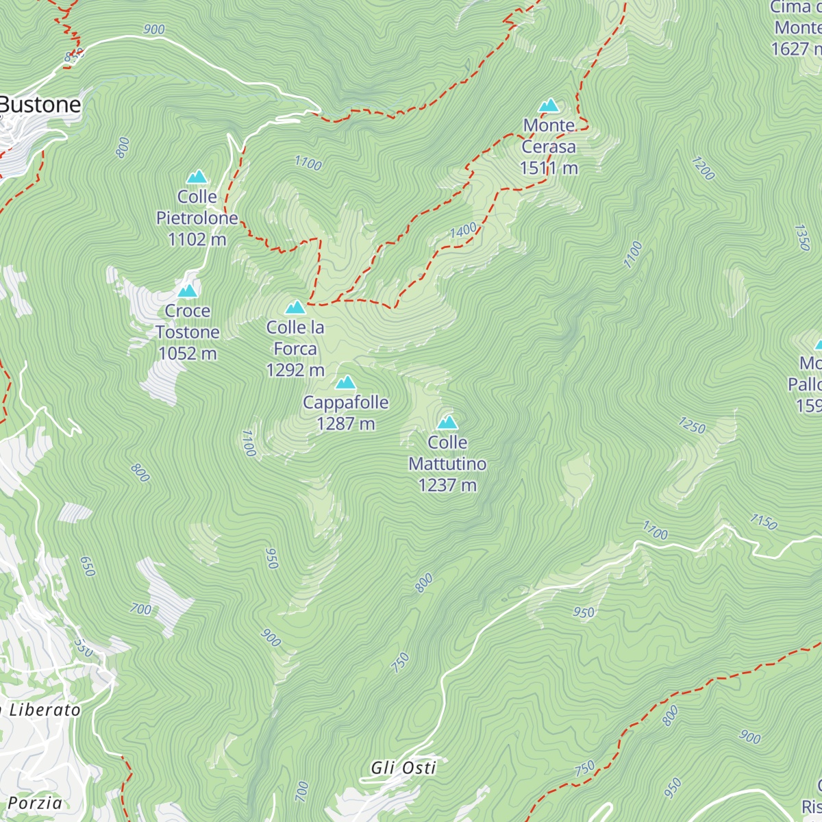 Rifugio Mattutino map