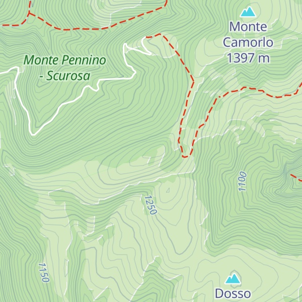 Map of Monte i Piancali