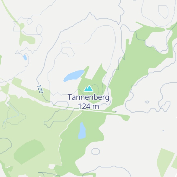 Map of Tannenberg