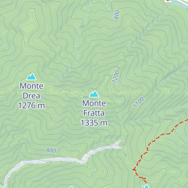 Map of Monte Fratta