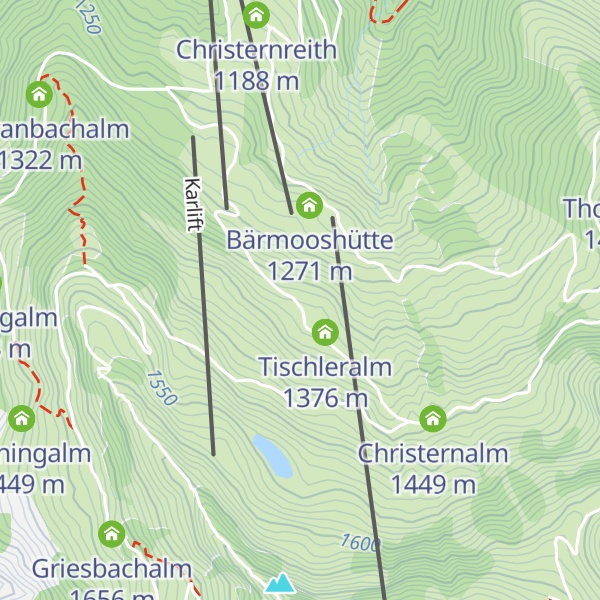 Map of Wastlalm