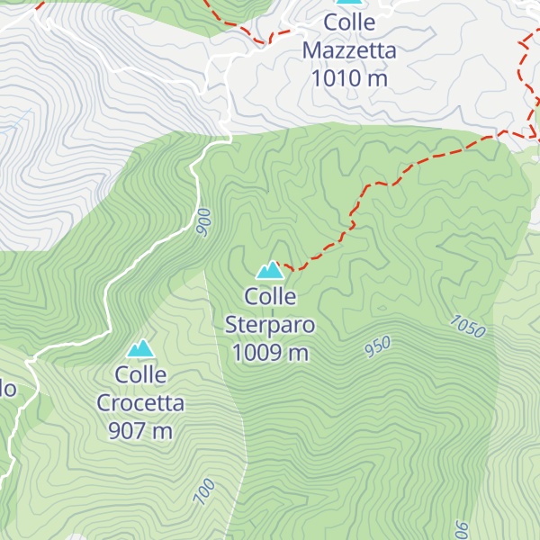 Map of Colle Sterparo