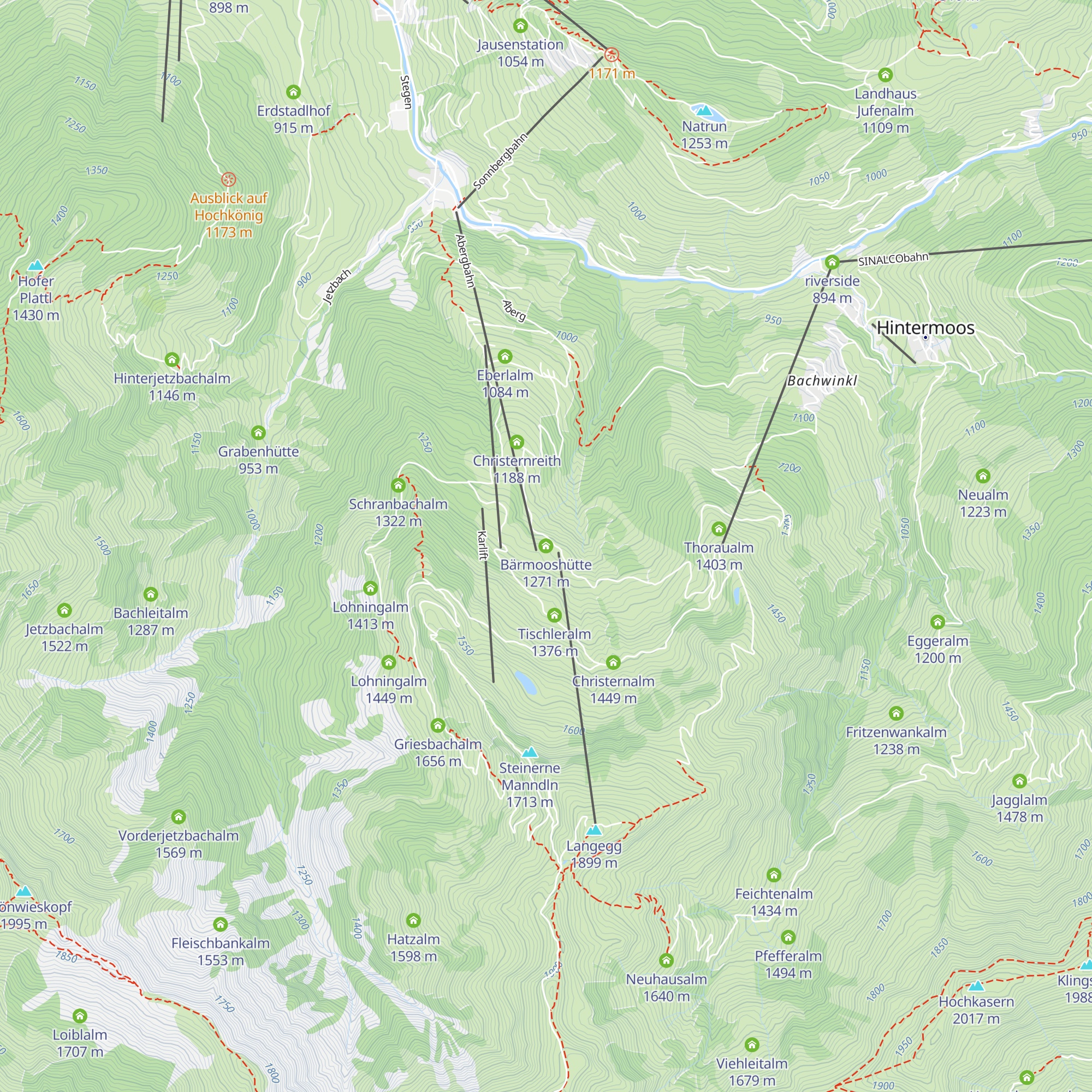 Bärmooshütte map