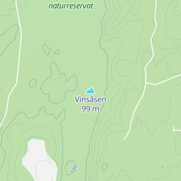 Map of Vinsåsen