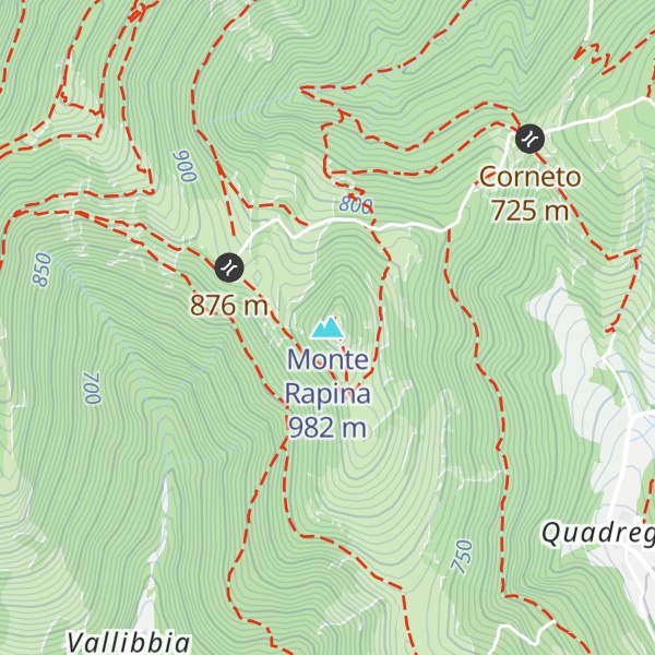 Map of Monte Rapina