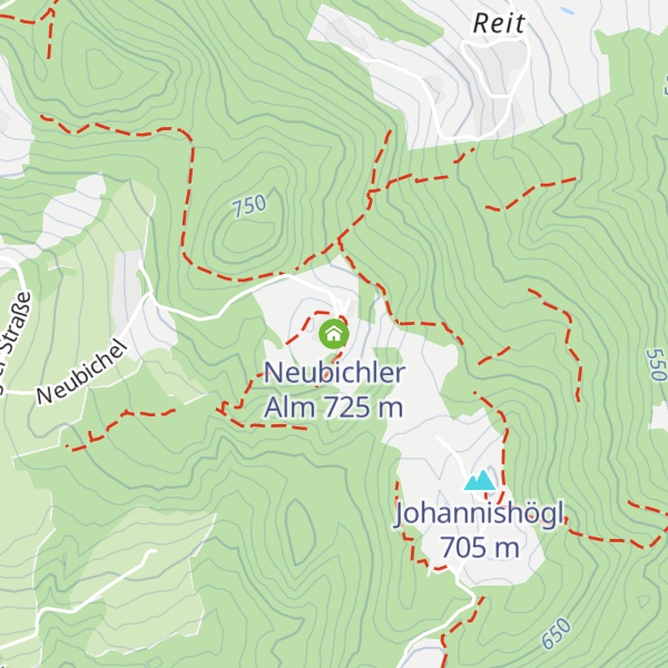 Map of Neubichler Alm
