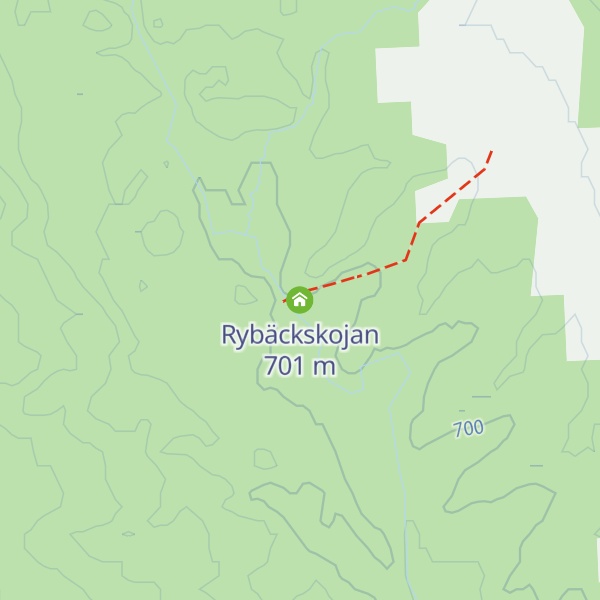 Map of Rybäckskojan