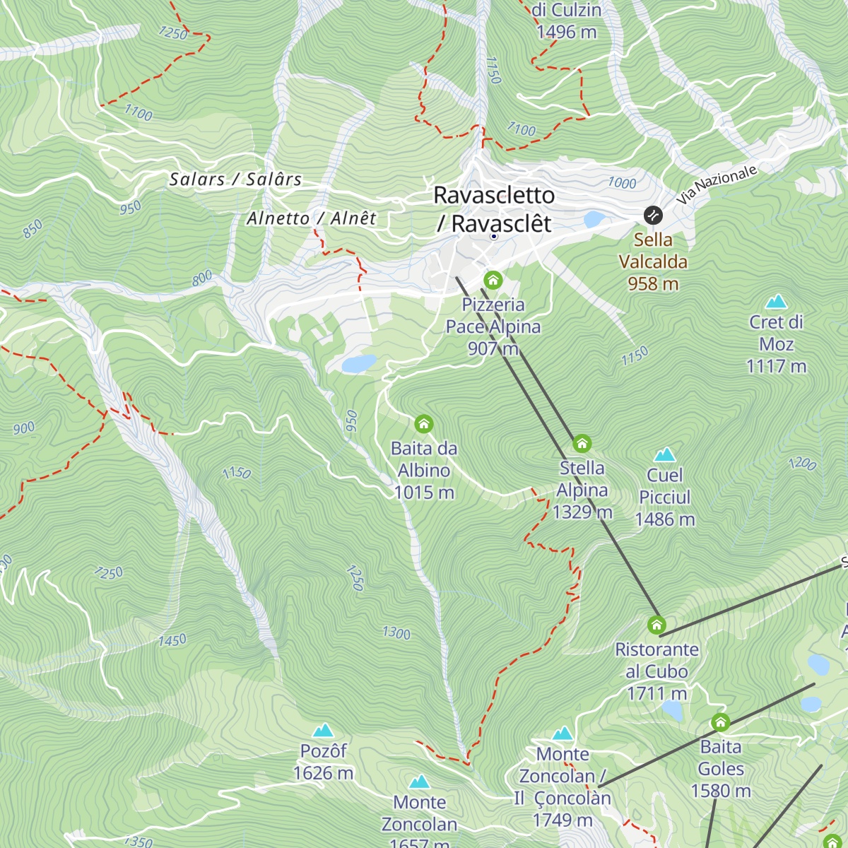 Baita da Albino map