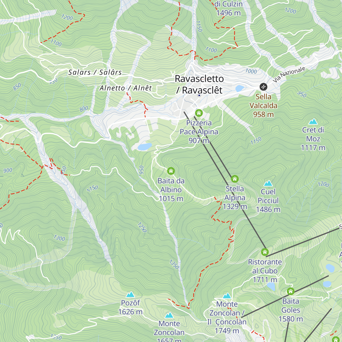 Baita da Albino map