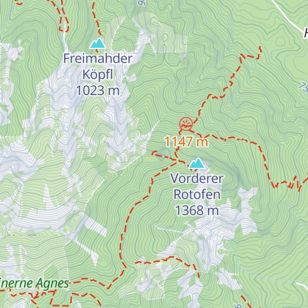 Map of Mittlerer Rotofen