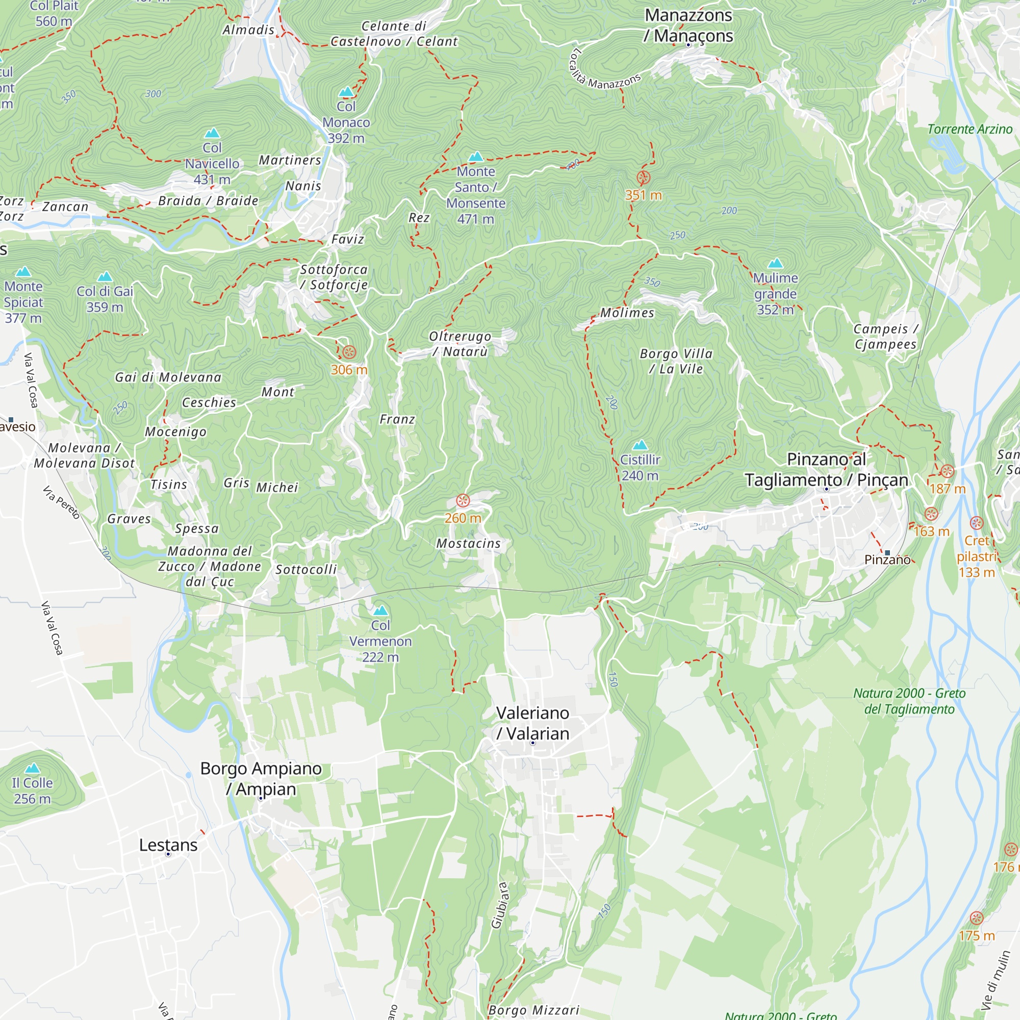 Casa Bursitta map