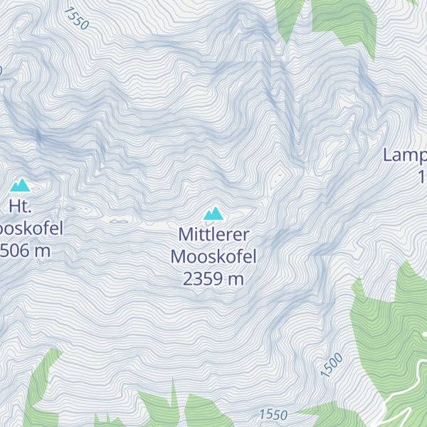 Map of Mittlerer Mooskofel